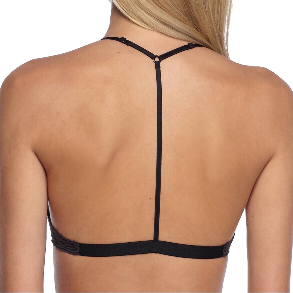NWOT Free People What She Said Underwire Black Bra - Picture 2 of 4